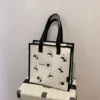 WPBGST000019 Panda Print Simple Large Capacity Tote Shoulder Bag