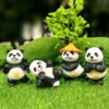WPDTOM000034-01 Cute Kung Fu Panda Figurine Model Toy Ornament 4-Piece Set