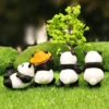 WPDTOM000034-02 Cute Kung Fu Panda Figurine Model Toy Ornament 4-Piece Set