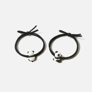 WPDCHA000216 Cute Little Panda Hair Tie Simple Versatile Hair Band