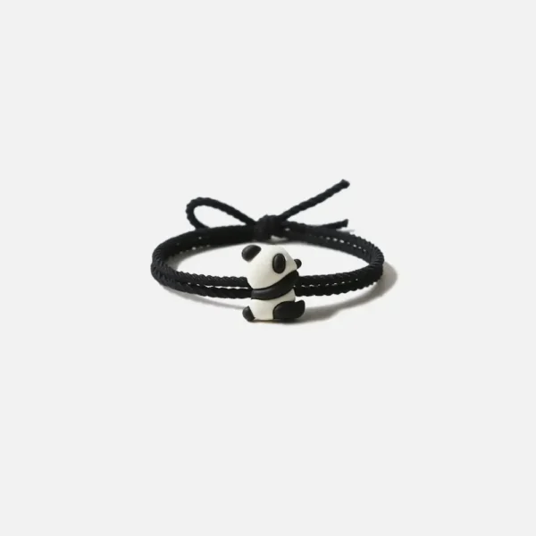 WPDCHA000214 Cute Little Panda Hair Tie Simple Versatile Hair Band