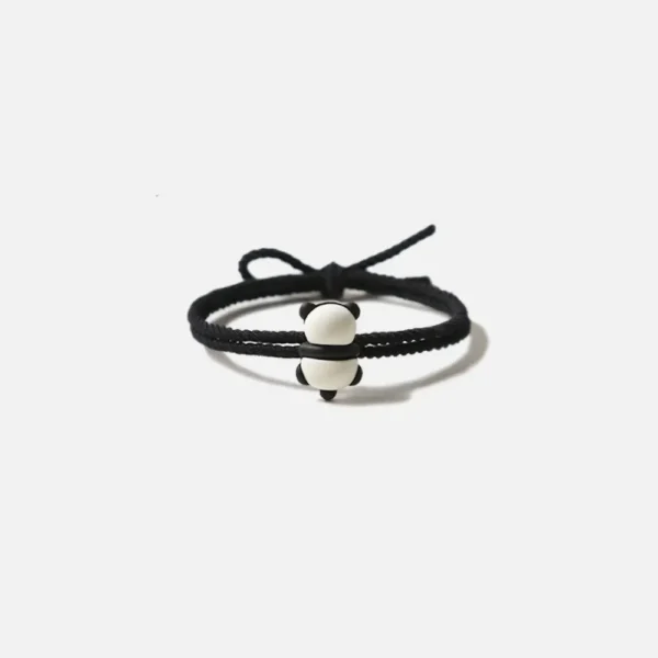 WPDCHA000215 Cute Little Panda Hair Tie Simple Versatile Hair Band