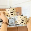 WPLSCPMU0182-0183-02 Cute Little Panda Mug with Lid Water Cup Couple's Gift