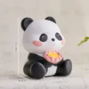 WPDTOM000057 Cute Lotus Leaf Panda Ornament Desk Decor Phone Stand