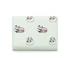 WPBGWC000194 Cute Panda and Food Mini Wallet Short Card Holder Coin Purse Green