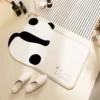 WPHHCR000167-0169-02 Cute Panda Bathroom Mat Absorbent Quick-Dry Non-Slip Foot Mat