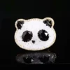 WPDCBR000186-01 Cute Panda Brooch Crystal Versatile Pin Accessory