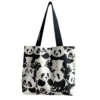 WPBGST000021-01 Cute Panda Canvas Shoulder Bag Tote Bag