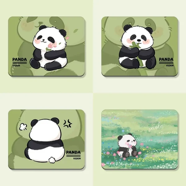 WPASMP000074-0086 Cute Panda Cartoon Mouse Pad Non-Slip and Durable Desk Mat