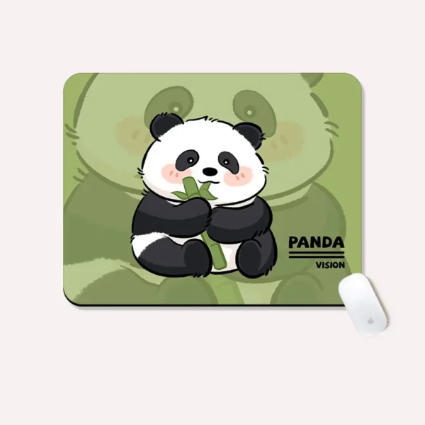 WPASMP000075 Cute Panda Cartoon Mouse Pad Non-Slip and Durable Desk Mat