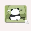 WPASMP000076 Cute Panda Cartoon Mouse Pad Non-Slip and Durable Desk Mat
