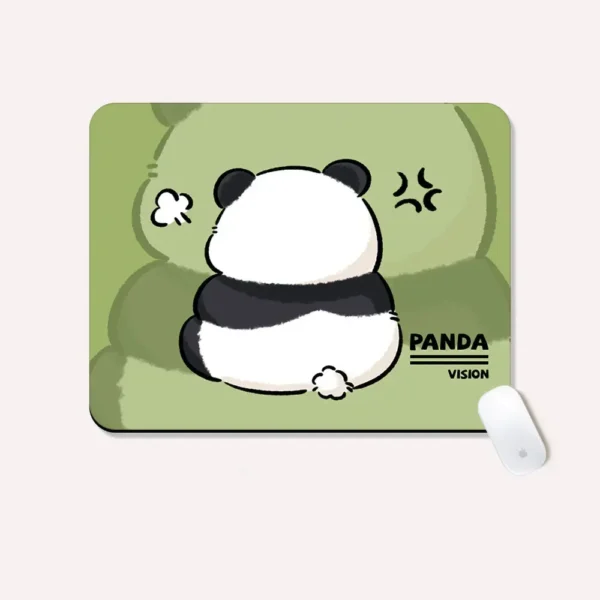 WPASMP000076 Cute Panda Cartoon Mouse Pad Non-Slip and Durable Desk Mat