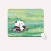 WPASMP000078 Cute Panda Cartoon Mouse Pad Non-Slip and Durable Desk Mat