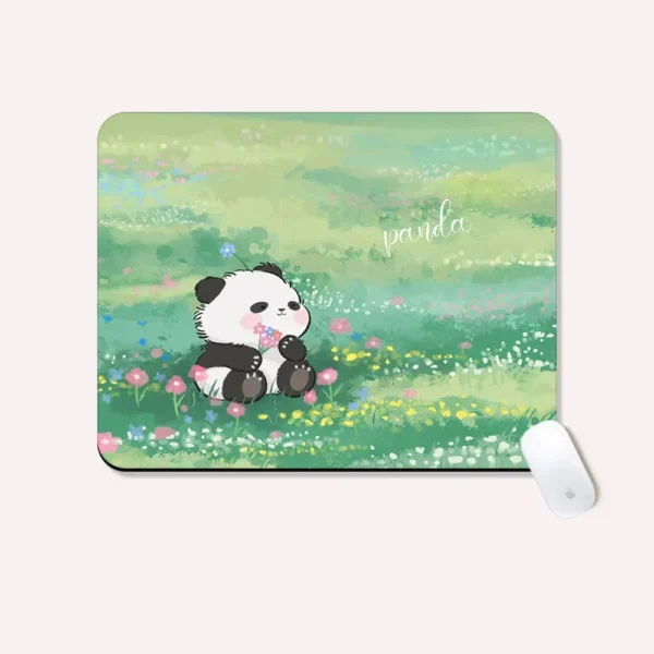 WPASMP000079 Cute Panda Cartoon Mouse Pad Non-Slip and Durable Desk Mat