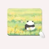 WPASMP000080 Cute Panda Cartoon Mouse Pad Non-Slip and Durable Desk Mat