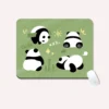 WPASMP000081 Cute Panda Cartoon Mouse Pad Non-Slip and Durable Desk Mat