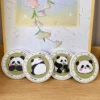 WPLSCS000323-0329-03 Cute Panda Ceramic Coaster Non-Slip Cork Premium Gift