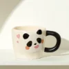 WPLSCPMU0181 Cute Panda Ceramic Mug with Spoon Coffee Cup