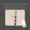 Cute Panda Climbing Bamboo Small Leather Texture Mouse Pad