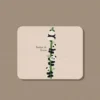 Cute Panda Climbing Bamboo Small Leather Texture Mouse Pad