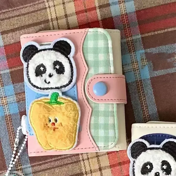 WPBGWC000171 Cute Panda Handmade Wallet with Multi-Layer Storage