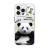 WPASPC000689 Cute Panda Hua Hua, Fu Bao Print Apple iPhone Protective Case