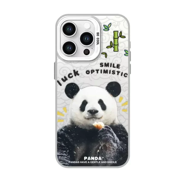 WPASPC000721 Cute Panda Hua Hua, Fu Bao Print Apple iPhone Protective Case
