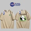 WPCTTS000645 Cute Panda Hua Hua Print Cotton T-Shirt