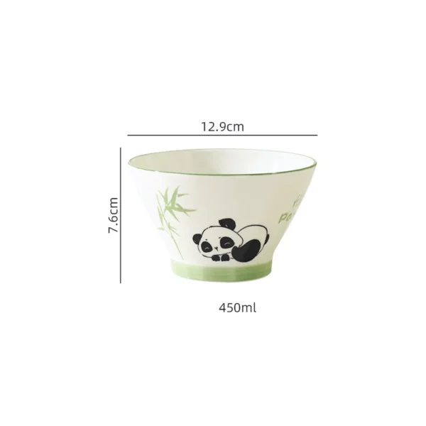 WPHHTW000184 Cute Panda Hua Hua Series Ceramic Tableware Set for Home Use