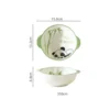 WPHHTW000187 Cute Panda Hua Hua Series Ceramic Tableware Set for Home Use