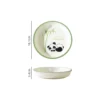 WPHHTW000189 Cute Panda Hua Hua Series Ceramic Tableware Set for Home Use