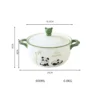 WPHHTW000193 Cute Panda Hua Hua Series Ceramic Tableware Set for Home Use