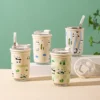 WPLSCPTM0150-0153-00 Cute Panda Insulated Insulated Water Cup Thermos
