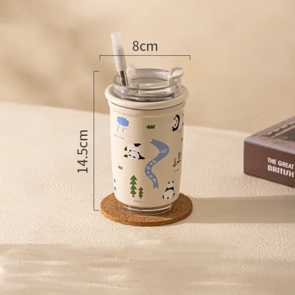 WPLSCPTM0151 Cute Panda Insulated Insulated Water Cup Thermos