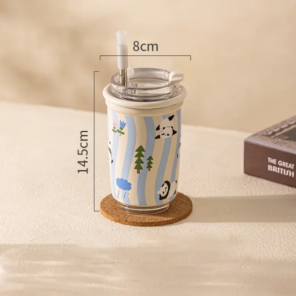 WPLSCPTM0153 Cute Panda Insulated Insulated Water Cup Thermos