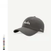 WPCTHASC0068 Cute Panda Letter Embroidered Baseball Cap Versatile Snapback Gray