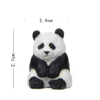Cute Panda Life Figurine Set Multiple Poses Mini Ornament