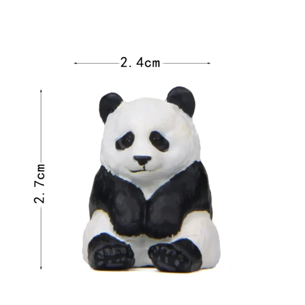 Cute Panda Life Figurine Set Multiple Poses Mini Ornament