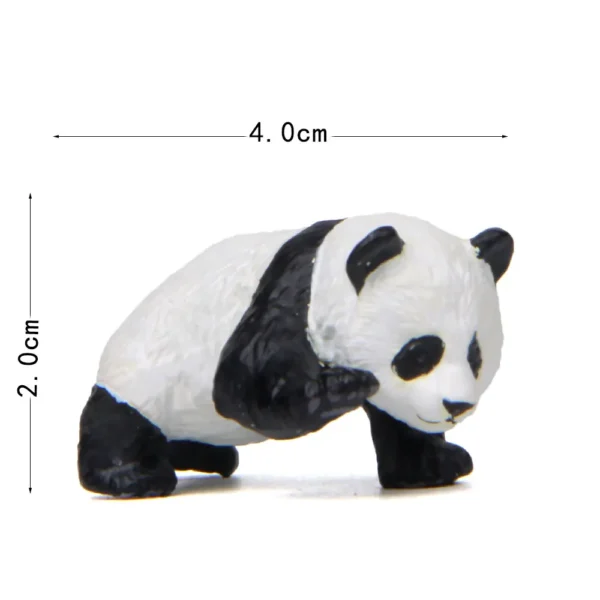 Cute Panda Life Figurine Set Multiple Poses Mini Ornament