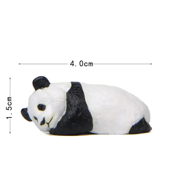 Cute Panda Life Figurine Set Multiple Poses Mini Ornament