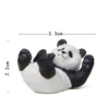 Cute Panda Life Figurine Set Multiple Poses Mini Ornament