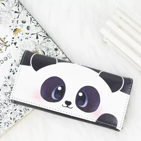 WPBGWC000176-01 Cute Panda Long Wallet Cartoon Card Holder