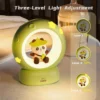 Cute Panda on Moon Bedside Night Light Desk Lamp Kids