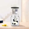 WPLSCPTC0027-029-01 Cute Panda Pattern Mini Double-Layer Glass Water Cup