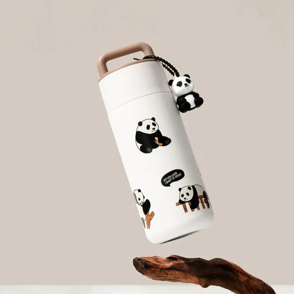 WPLSCPTM0132 Cute Panda Pattern Tea-Infuser Thermos Cup Water Bottle