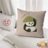 WPHHCS000029 Cute Panda Pattern Throw Pillows Living Room Sofa Cushion
