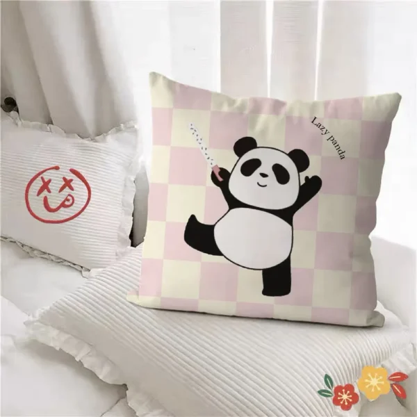 WPHHCS000026 Cute Panda Pattern Throw Pillows Living Room Sofa Cushion