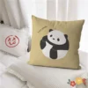 WPHHCS000027 Cute Panda Pattern Throw Pillows Living Room Sofa Cushion