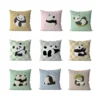 WPHHCS000019-0032 Cute Panda Pattern Throw Pillows Living Room Sofa Cushion