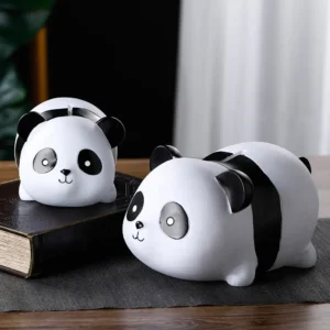 WPDTOM000051-0052-00 Cute Panda Piggy Bank Shatterproof Money Bank Home Decor